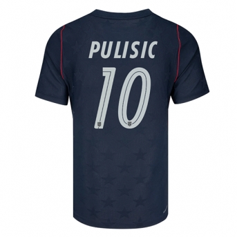 Billige Fotballdrakt Forente stater Christian Pulisic #10 Replika Bortedrakt VM 2026 Kortermet